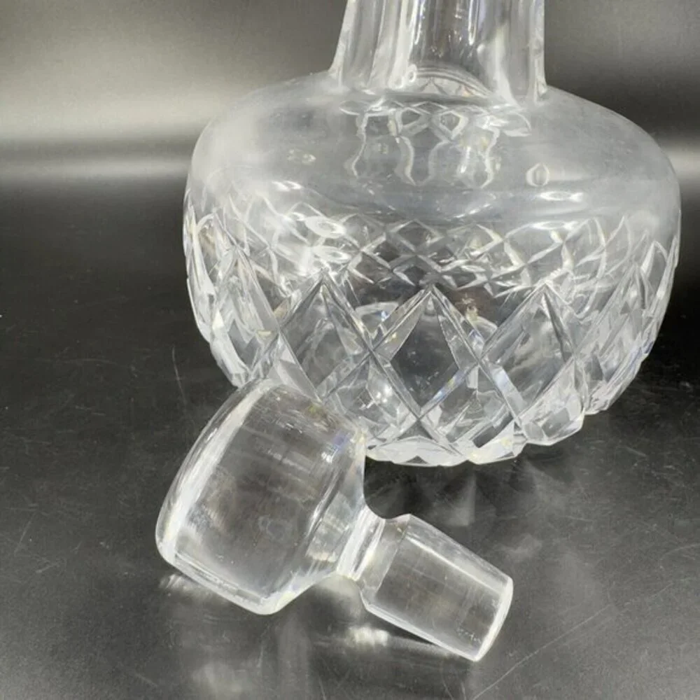 Orrefors Elisabeth Clear‎ Crystal Decanter Bottle With Stopper Heavy Luxurious